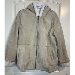 VTG J Percy Marvin Richards Penny Lane Coat Womens Suede Leather Y2K Boho sz M